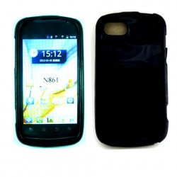 TPU Gel Case for ZTE Warp Sequent / N861 (Black)